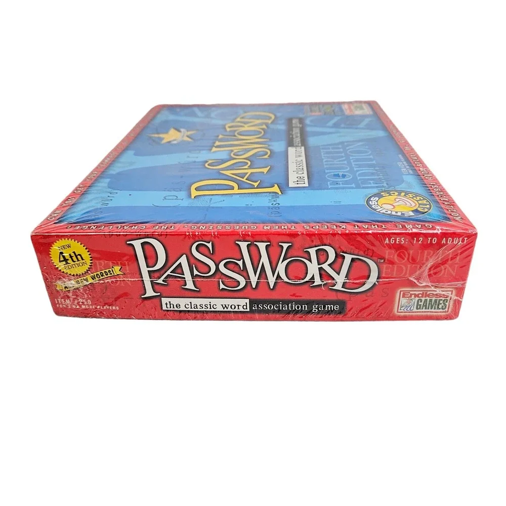 Password‎ Word Association Family Game Night 2003 4th Edition 12 and Up Sealed